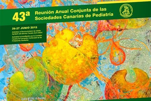 La 43ª Reunión Anual Conjunta de las Sociedades Canarias de Pediatría se celebrará los días 26-27 de junio en la isla de Tenerife.